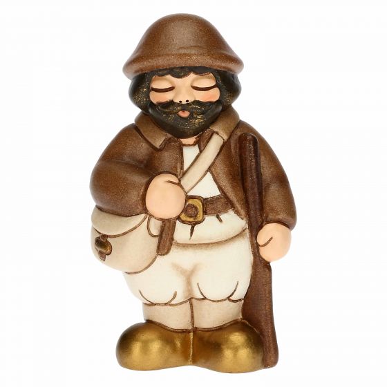 Krippenfigur Jäger zur klassischen Krippe von Thun in champagner
