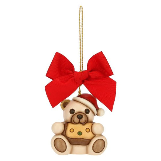 S3242A82 Weihnachtsschmuck Teddy mit Kuchen groß