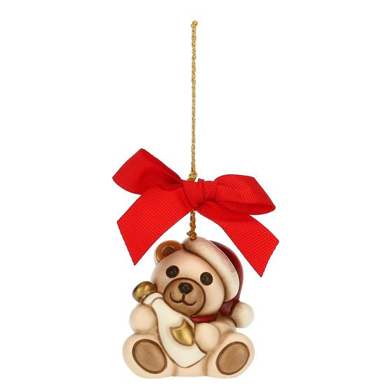 S3243A82 Weihnachtsschmuck Teddy mit Sekt klein