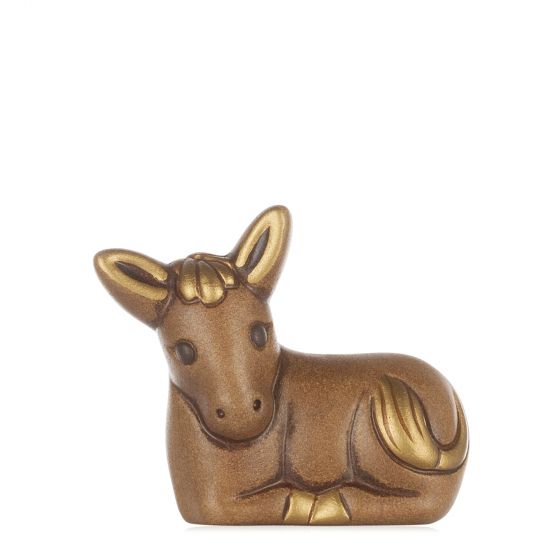 Krippenfigur Esel  zur klassischen Krippe von Thun in braun