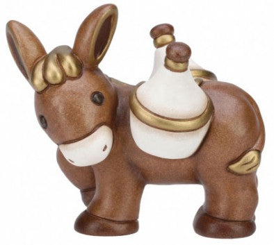 Krippenfigur Esel mit Vasen zur klassischen Krippe von Thun 