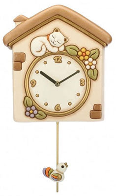 C2241H90 Pendulum clock cat and little bird   "This product is currently not in stock. Please contact us so that we can inform you of the next possible delivery date."