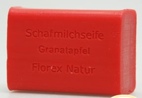 8079 Sapone di latte di pecora "Melograno"